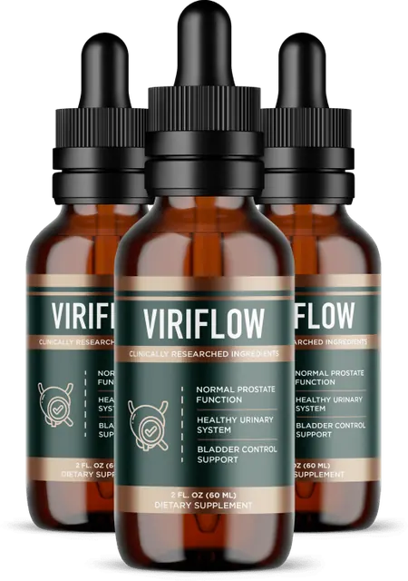 ViriFlow three-bottle liquid dropper pack